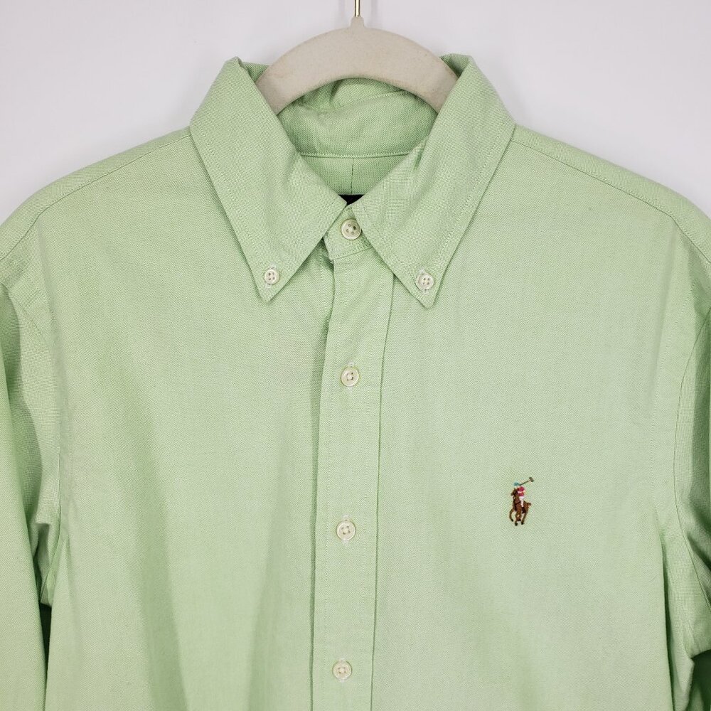 Ralph Lauren Light Green Casual Button Down Shirt - Picture 5 of 7